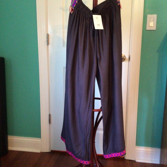 Wide Leg Boho Pants - Picture 4 of 5